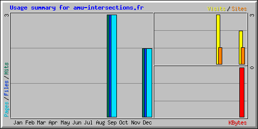 Usage summary for amu-intersections.fr